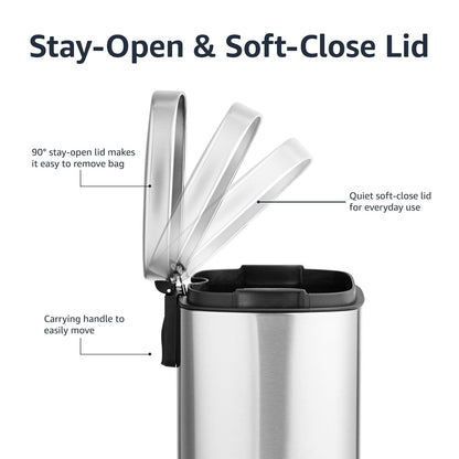 5L Soft-Close Trash Can