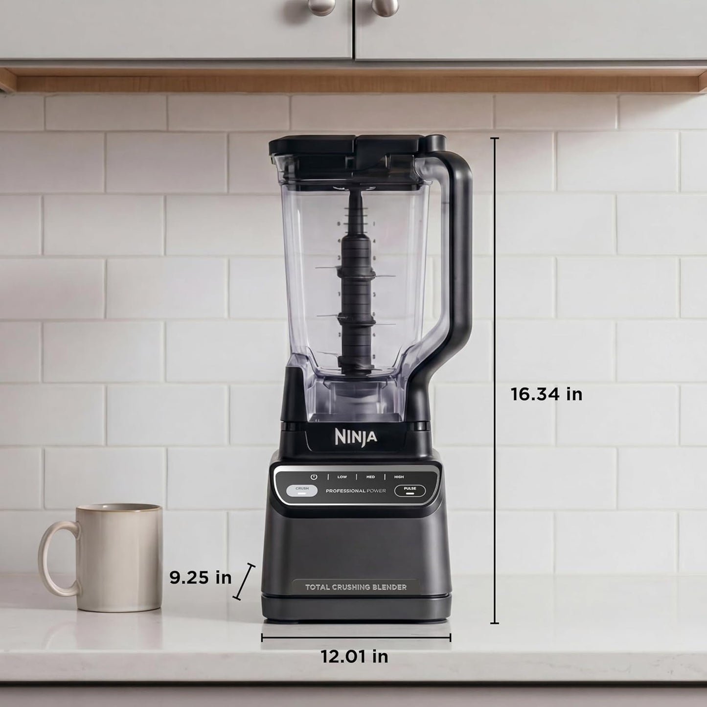 200W Professional Blender – Auto Programs, Ice Crushing & 72oz Pitcher