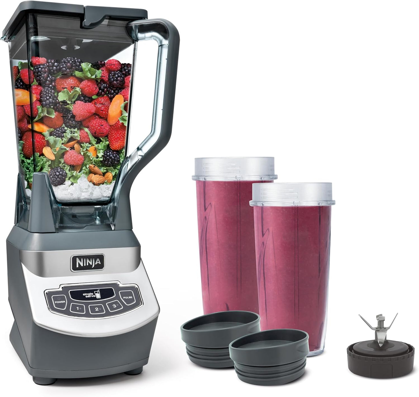 200W Professional Blender – Auto Programs, Ice Crushing & 72oz Pitcher