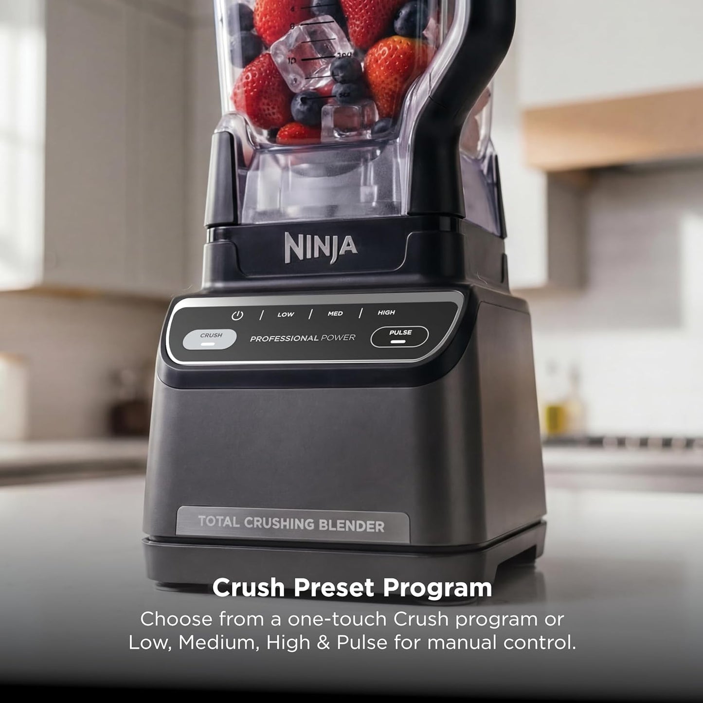 200W Professional Blender – Auto Programs, Ice Crushing & 72oz Pitcher