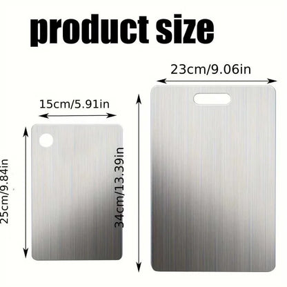Stainless Steel Cutting Boards (2-Pack)