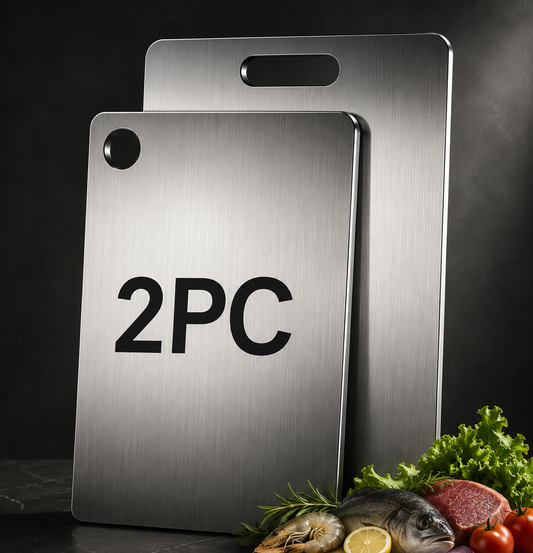 Stainless Steel Cutting Boards (2-Pack)